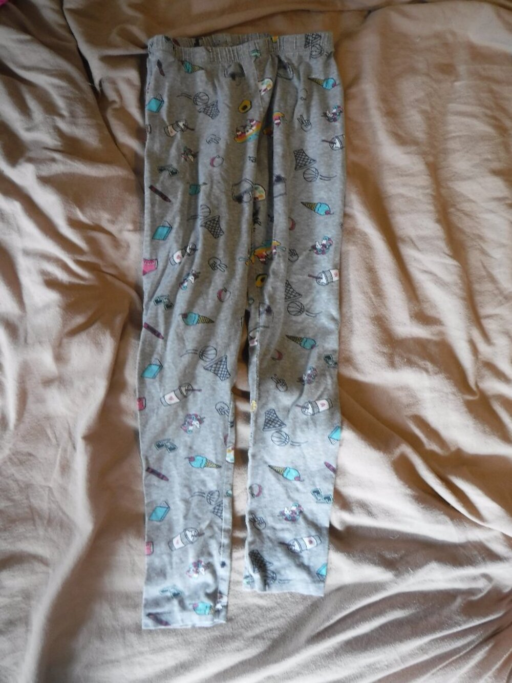 Childrens Place Girls Size XL Grey Leggings